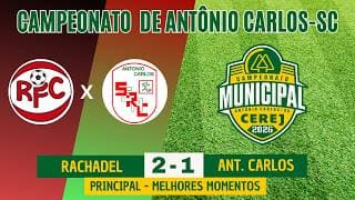 Melhores Momentos - Principal - Rachadel 2 x 1 Antônio Carlos - Campeonato de Antônio Carlos - SC